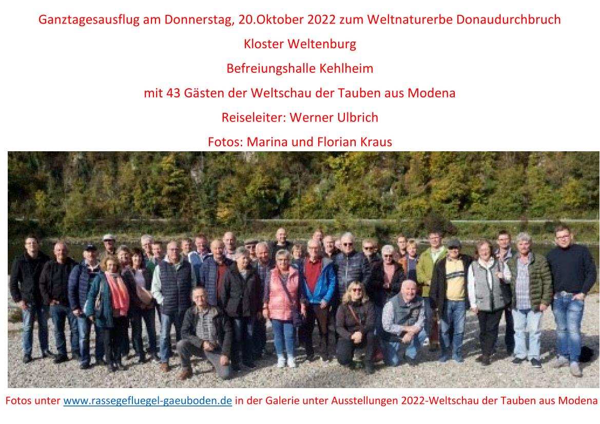Ganztagesausflug am Donnerstag 01