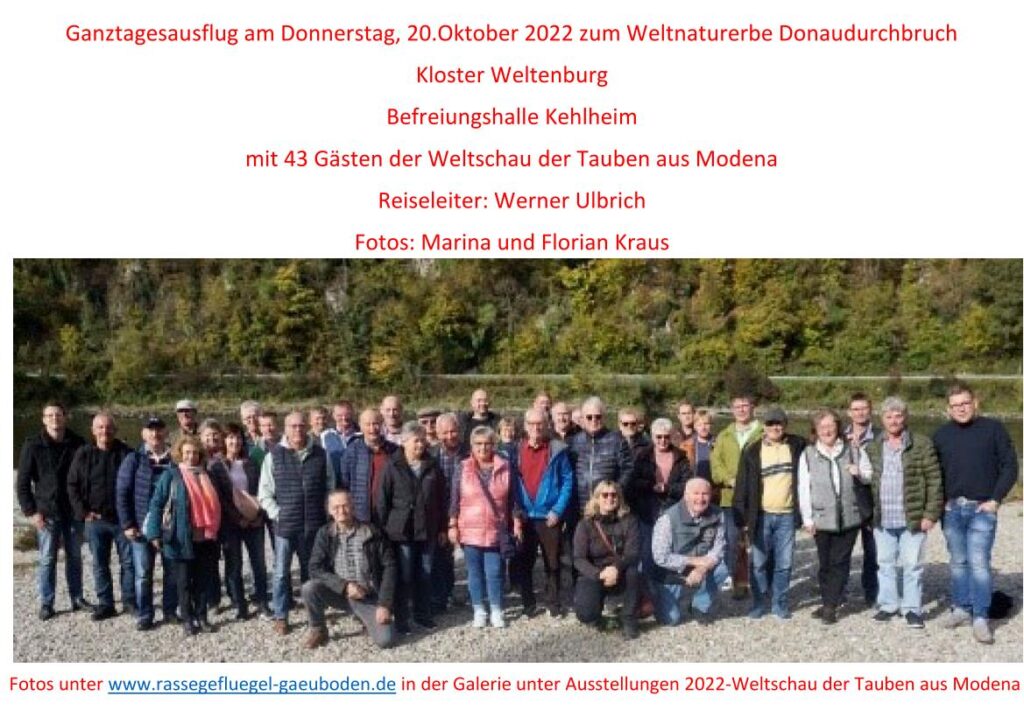 Ganztagesausflug am Donnerstag 01
