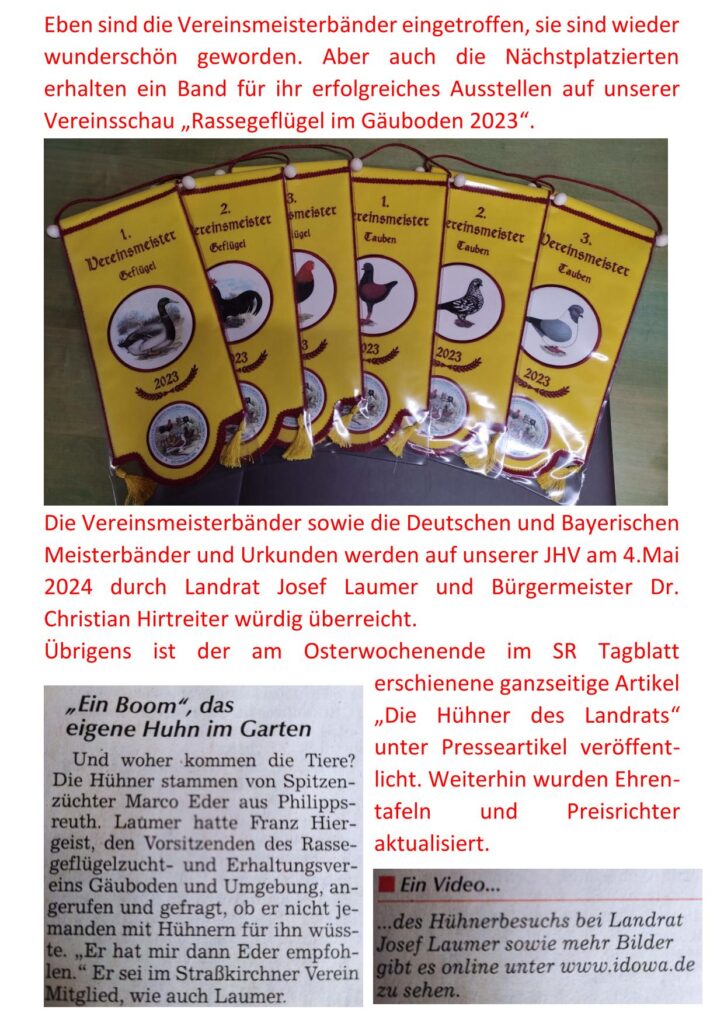 4 Vereinsmeisterbänder 01